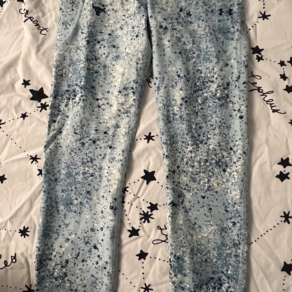 Blue and White leggings